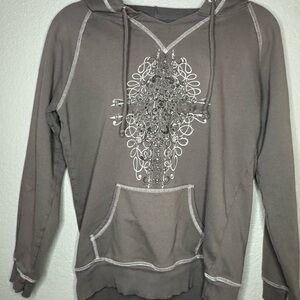 Rock 47 Gray Hoodie with Unique Design